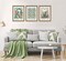 Summer Wood Framed Flower Market Canvas Wall Decor Set of 3, Vintage Colorful Floral Pictures, Abstract Botanical Aesthetic Paintings Prints for Bedroom, Living Room, Office, 12x16 Inch